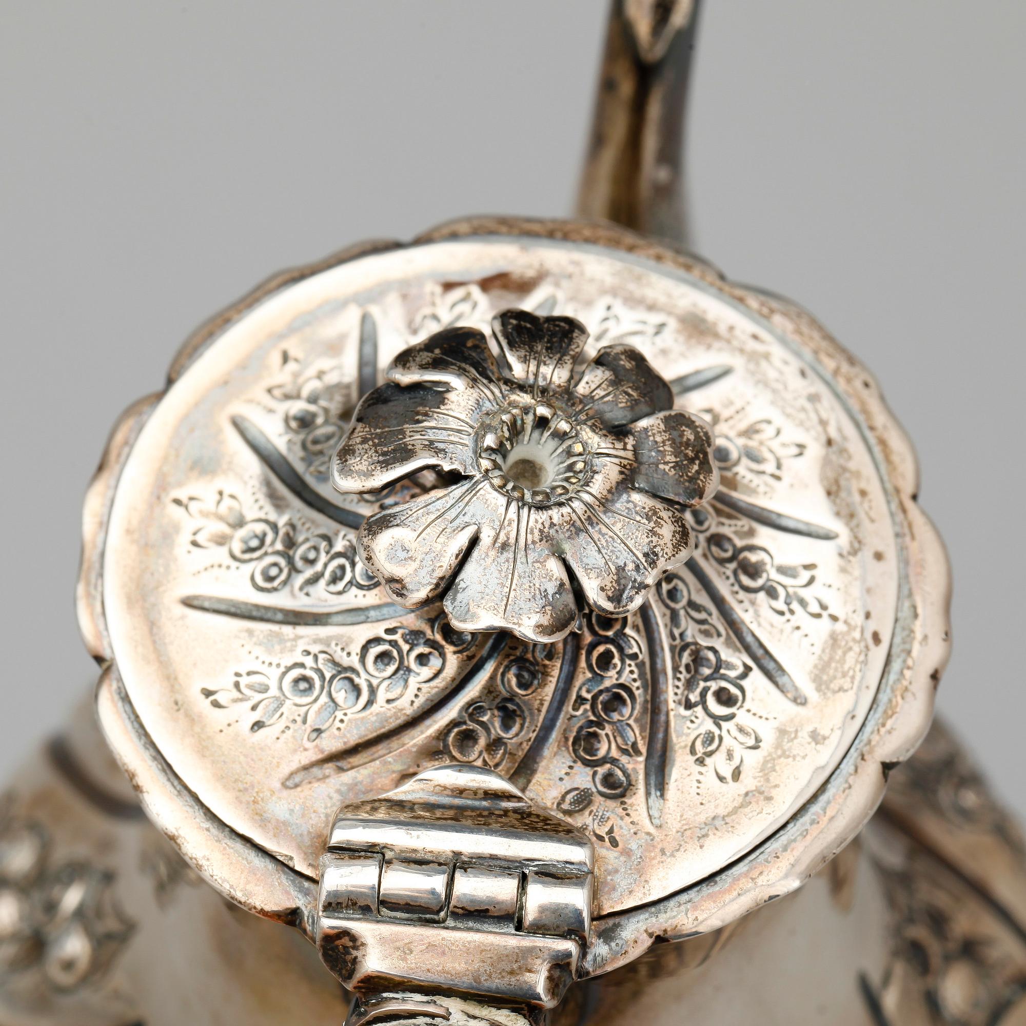 TEDOSA, silver, troligen Simon Rosenau, Hanau, Tyskland, omkring 1900, vikt ca 220g.