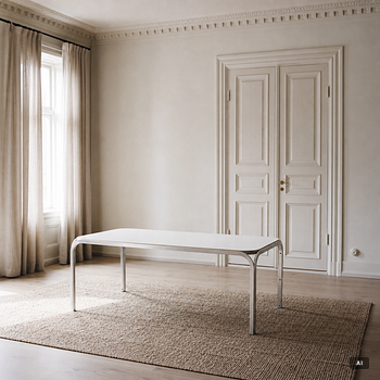 Jørn Utzon, matbord, "New Angle", Fritz Hansen, Danmark, 1971.