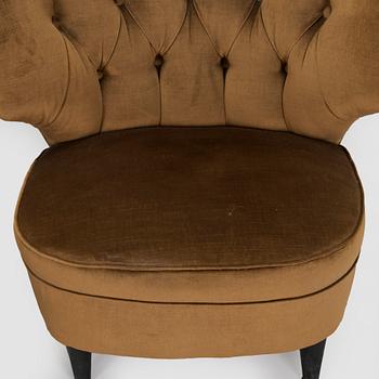 Fåtöljer, ett par, 1950-tal.