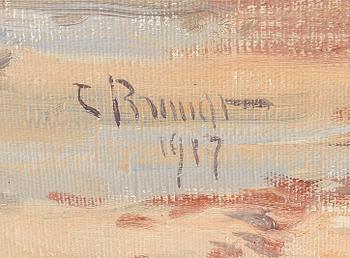 CARL BRANDT, olja på duk, signerad och daterad 1917.