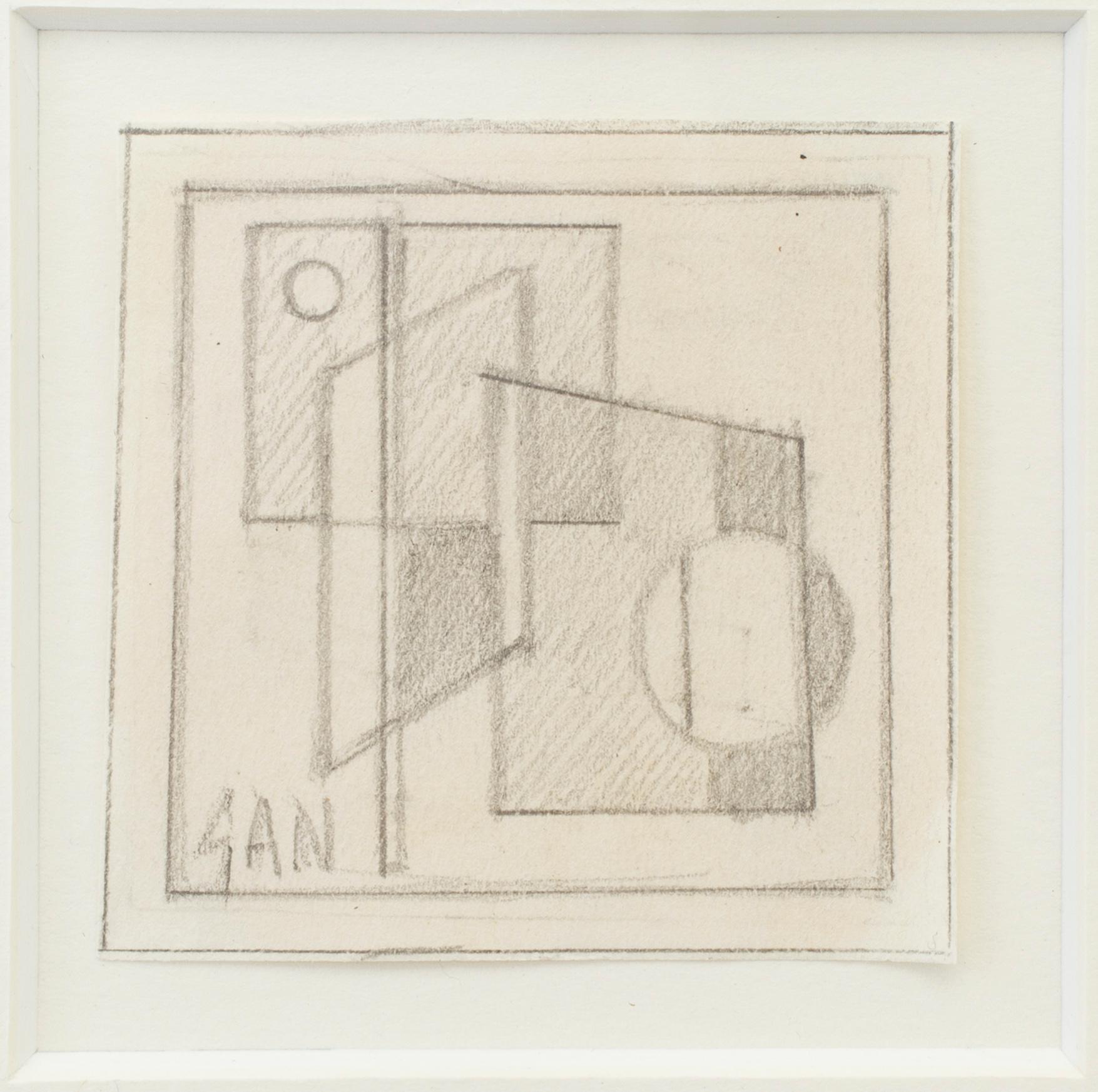 GÖSTA ADRIAN-NILSSON, pencil on paper, signed GAN.
