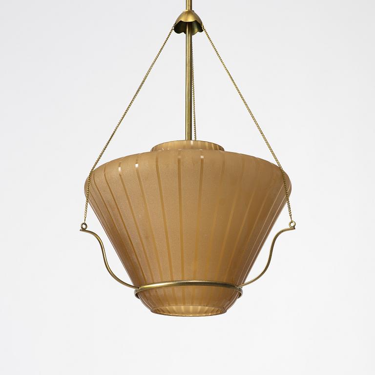 Ceiling lamp, Swedish Modern, mid-20th century.