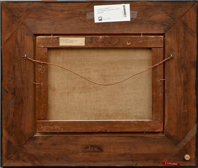 ALBERT T KJELLBERG, olja på duk, sign o dat 1829.