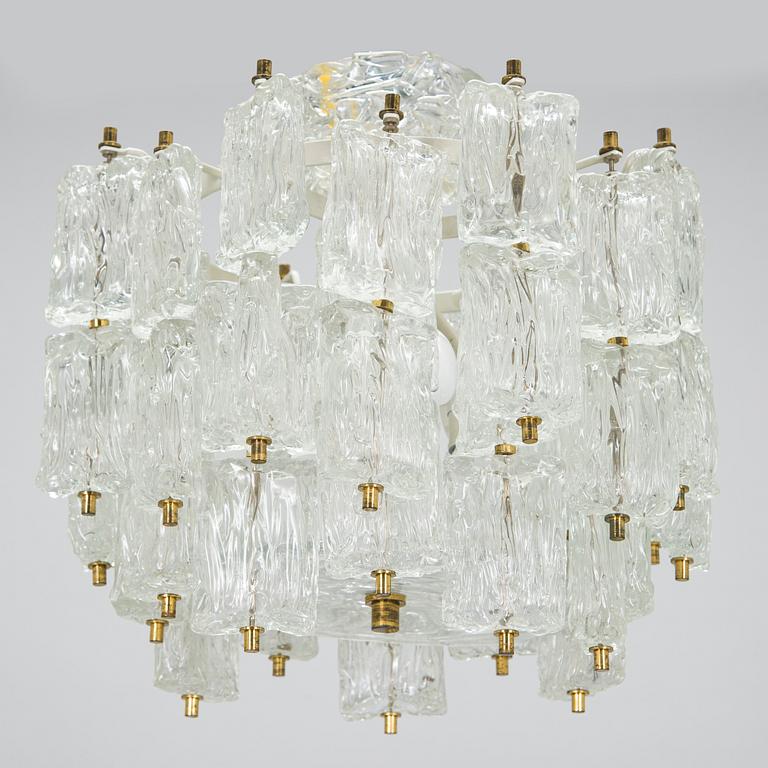 A 1960s/1970s Murano ceiling light, Italy.