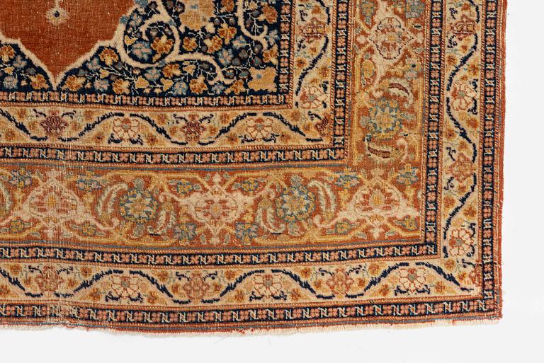 An antique 'Haj Jalili' Tabriz carpet, Northwest Persia, c. 175 x 124 cm.