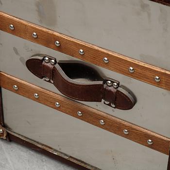 A pair of contemporary side tables.