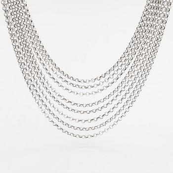 Halsband "Paradis", sterlingsilver. Kalevala Koru, Helsingfors 1993.