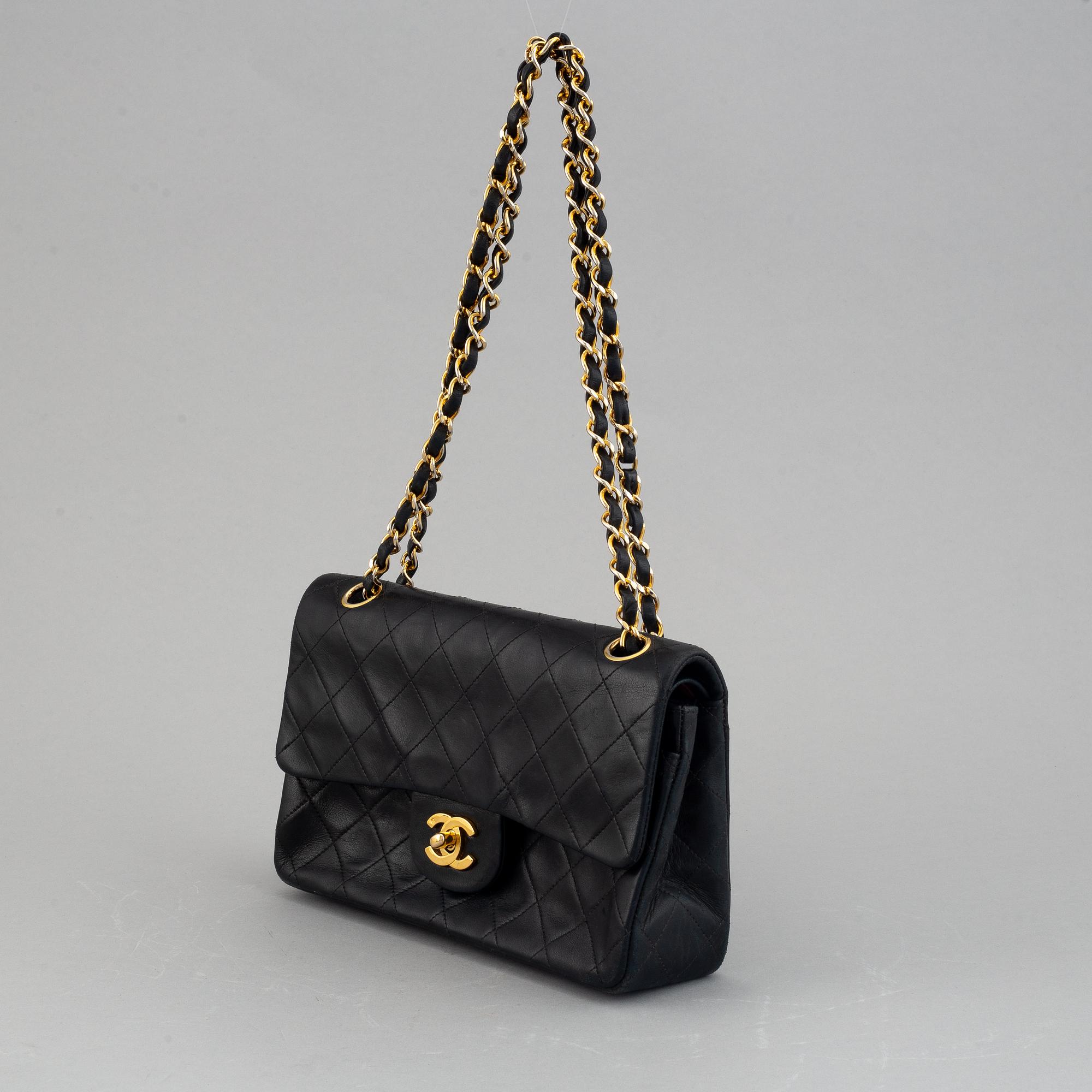 A Chanel "Flap Bag".