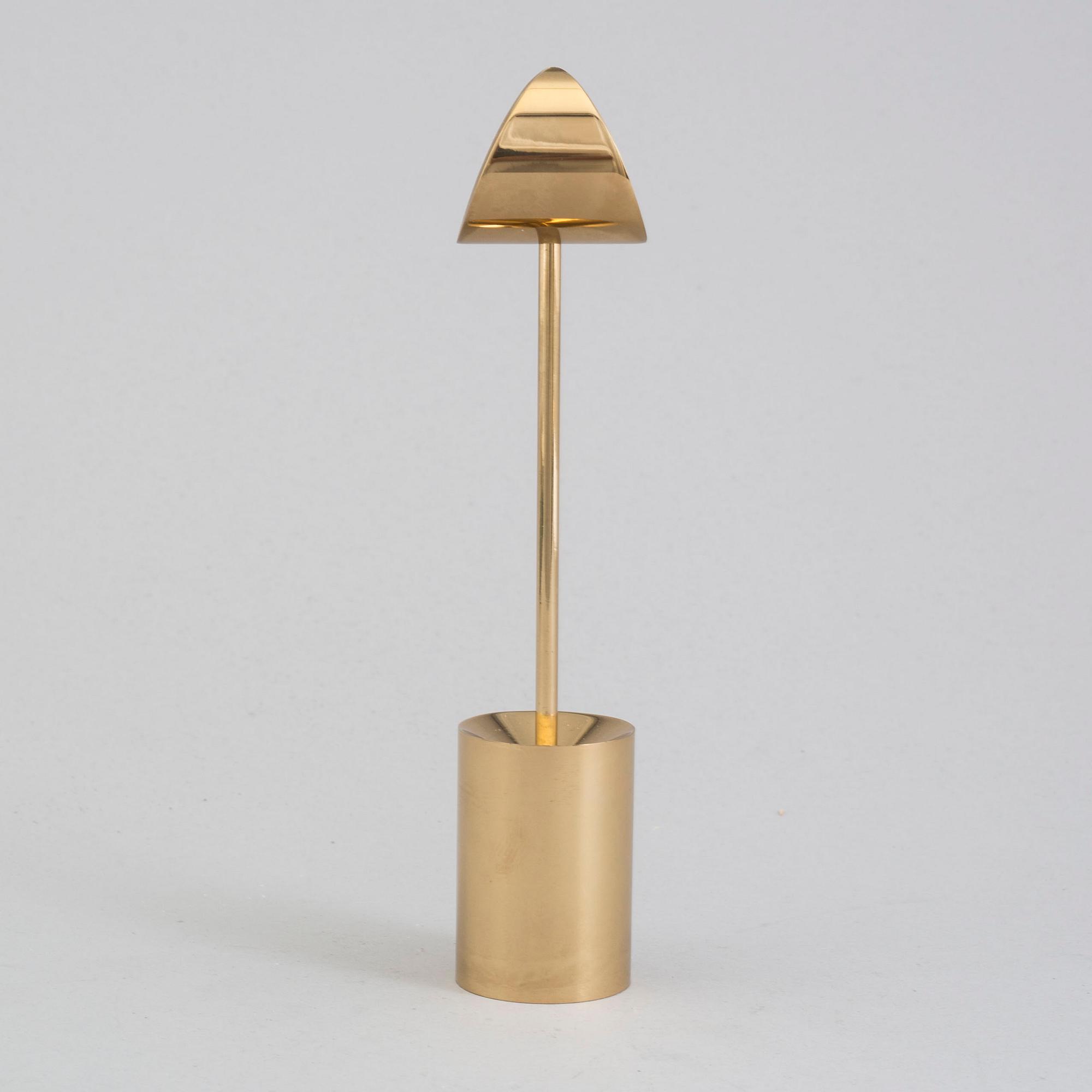 PIERRE FORSSELL, an 'Aniara' brass candlestick from Skultuna.