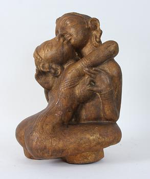 FIGURIN, gjutmassa, orientalisk.