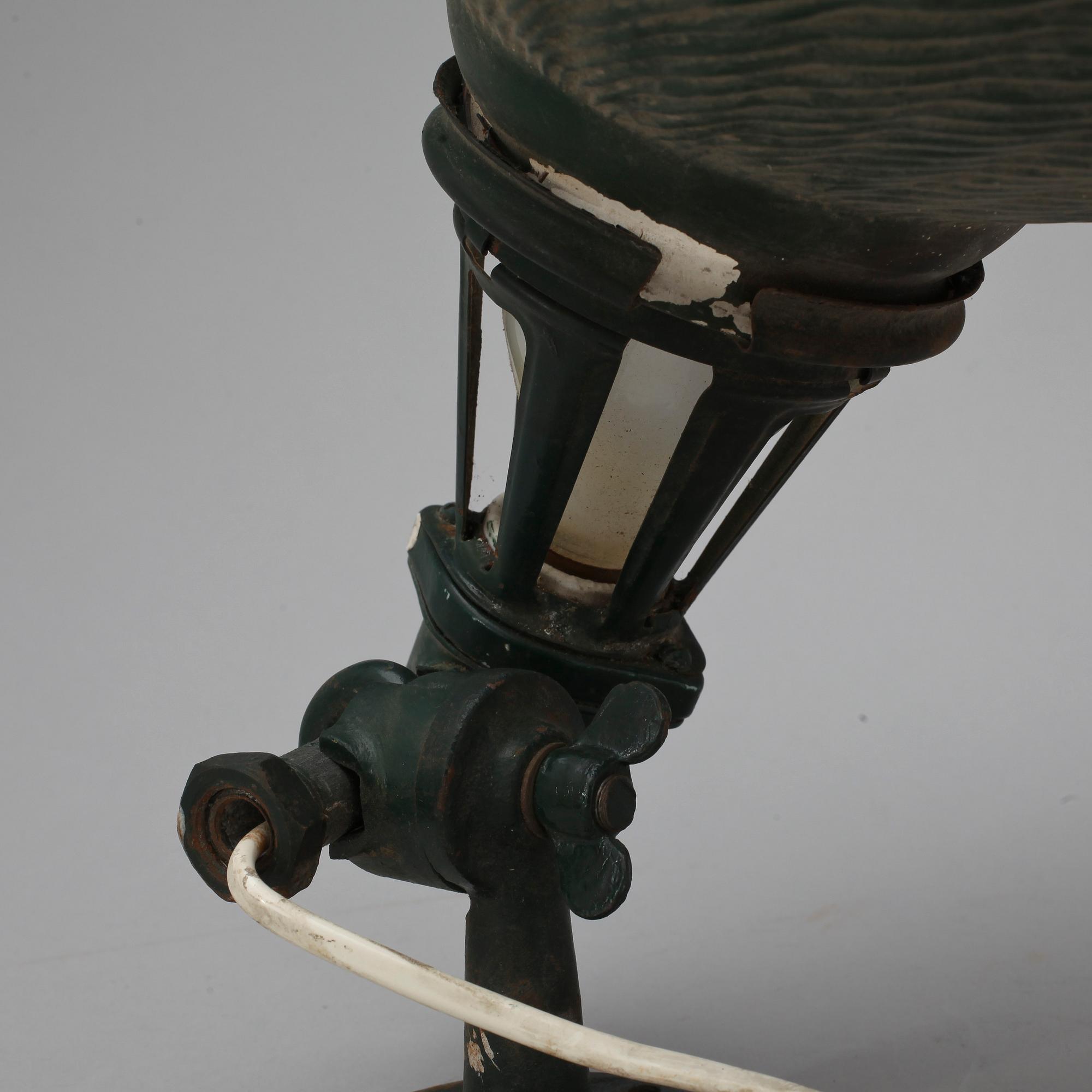 INDUSTRILAMPA, "X-Ray", Chicago, 1900-talets början, etikettmärkt och märkt.