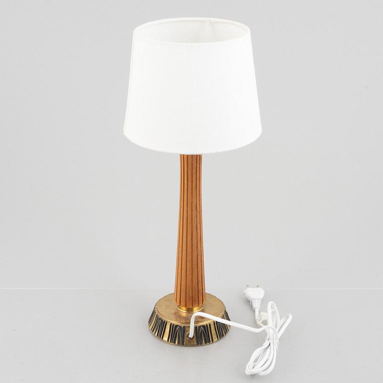 Bo Råman, table lamp, model E 1141, Asea. Mid-20th century.