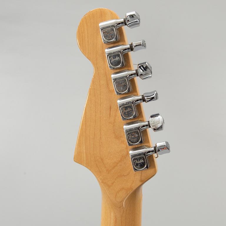 A 1980-81 Fender Stratocaster "Strat" electric guitar.