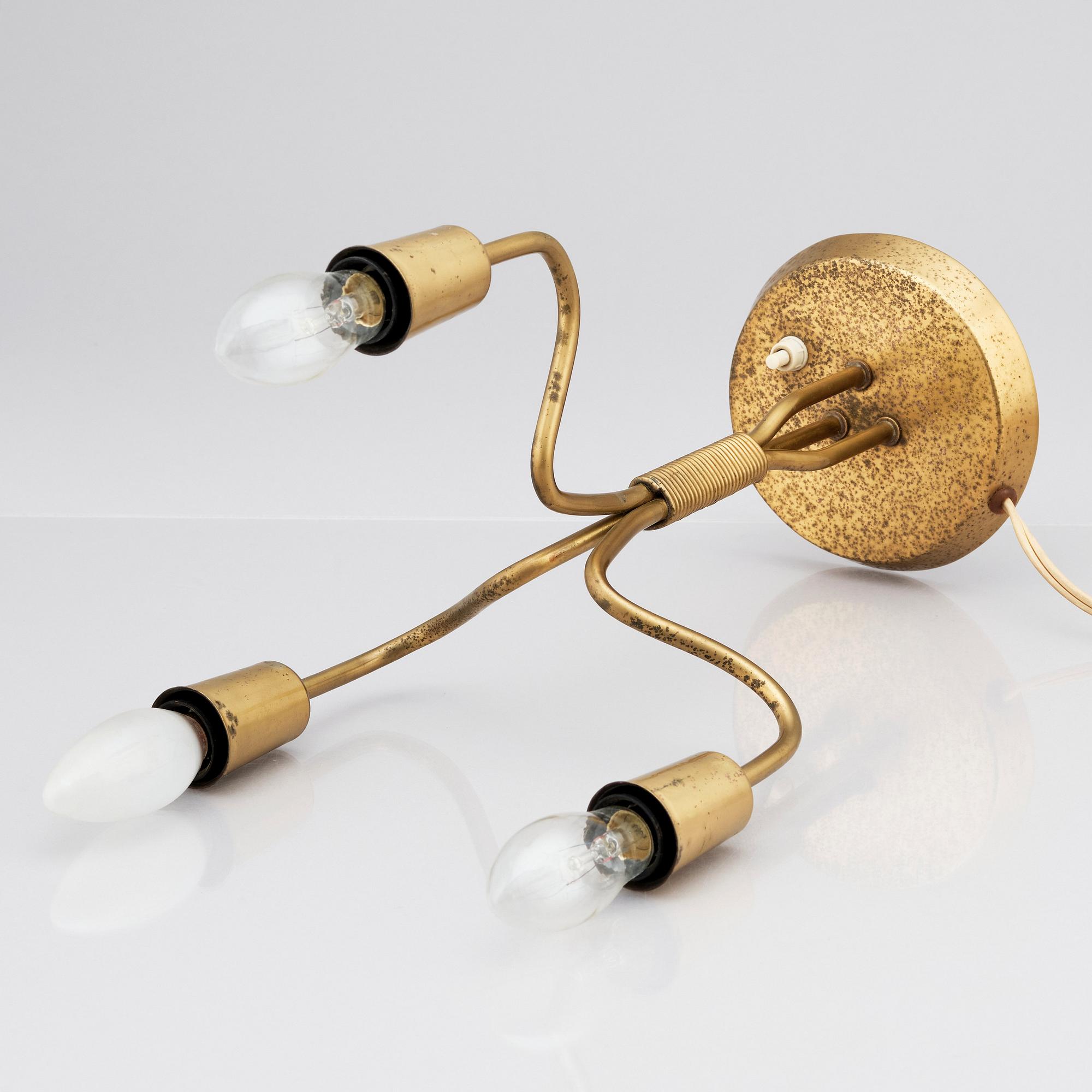 Hans Bergström, bordslampa, ateljé Lyktan, Åhus, 1940-50-tal.