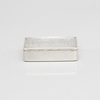 A russian silver box, unclear makers mark, assay master Victor Savinkov, Moscow, Russia, 1869.