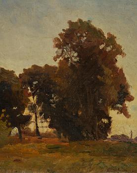 Carl Fredrik Hill, "Trädgrupp" ("Tree group").