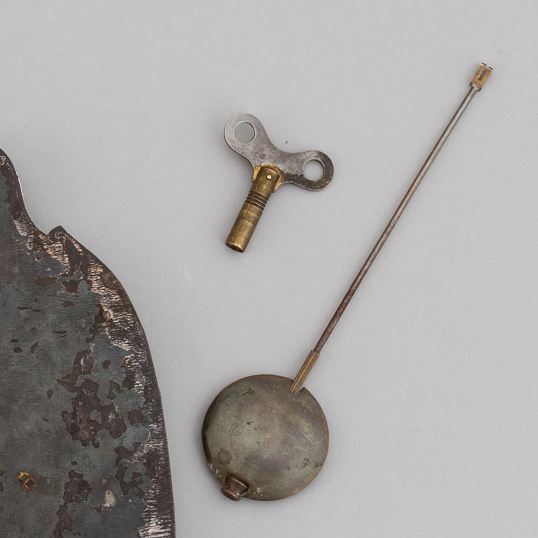 Wall clock, 18th century and later.