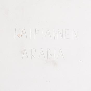 Birger Kaipiainen, a stoneware decorative dish signed Kaipiainen Arabia.