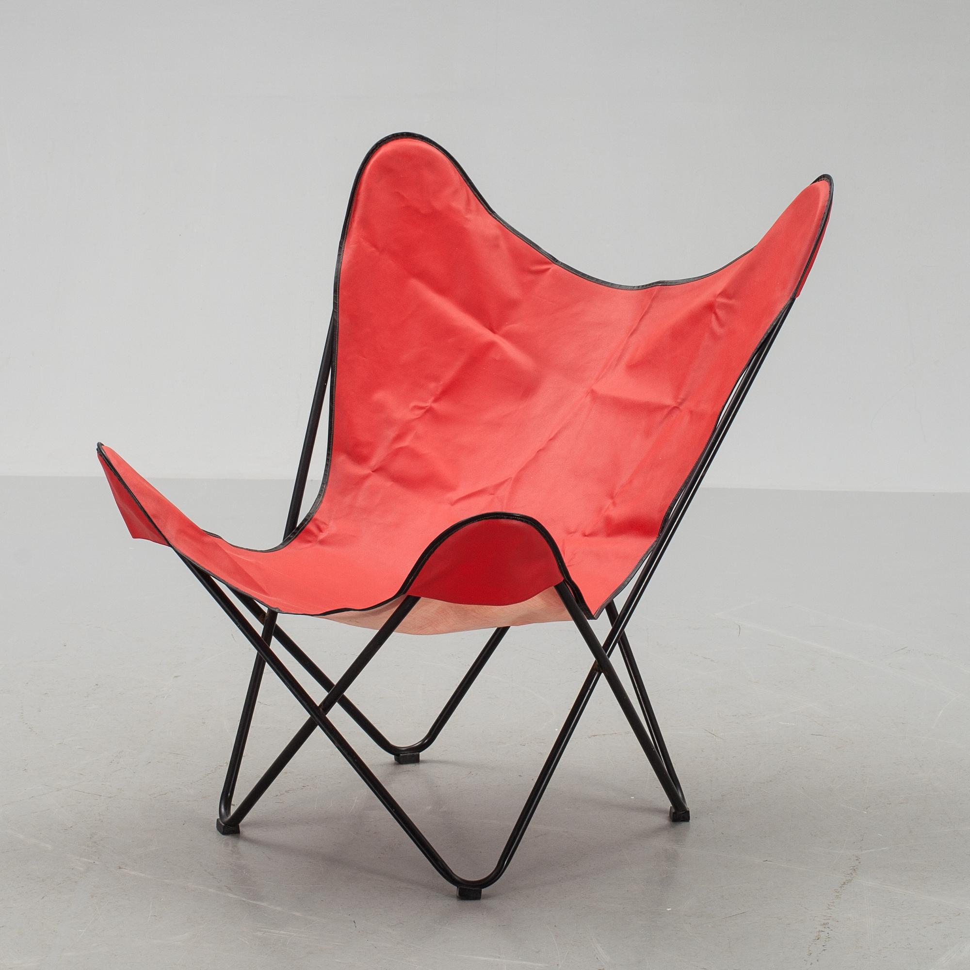 FLADDERMUSFÅTÖLJ, "Butterfly chair", 1900-talets mitt.