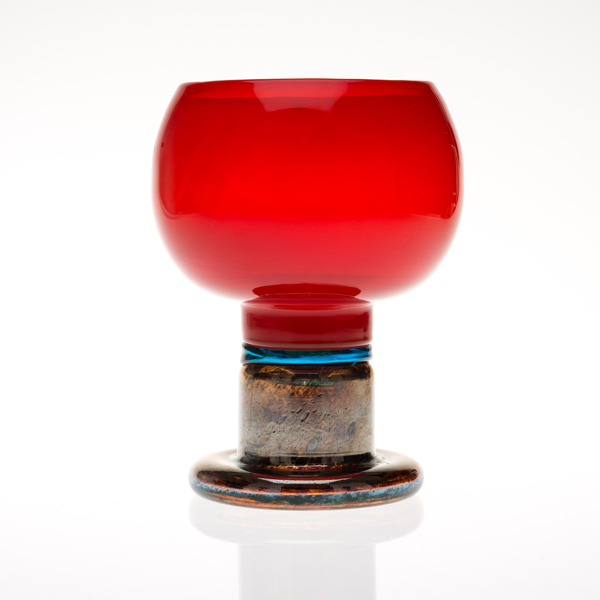 POKAL, glas, signerad Kaj Franck Nuutajärvi Notsjö.