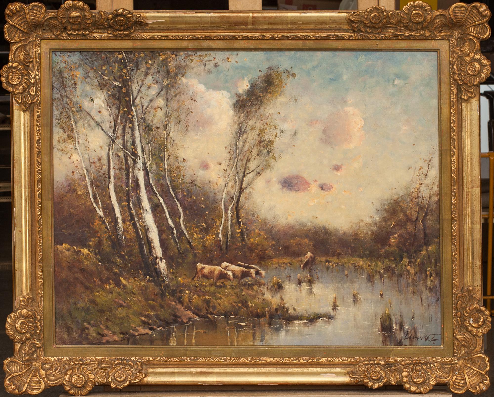 ALBERTH FERENC, olja på duk, signerad.