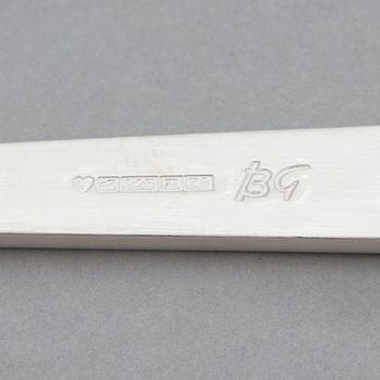 Bertel Gardberg, a 157-piece set of "Birgitta" sterling silver cutlery,  Kultateollisuus, Turku, Finland 1991-2001.