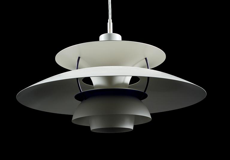 TAKLAMPA, "PH-5", Poul Henningsen, Louis Poulsen, 1900-talets andra hälft, höjd ca 25 cm.