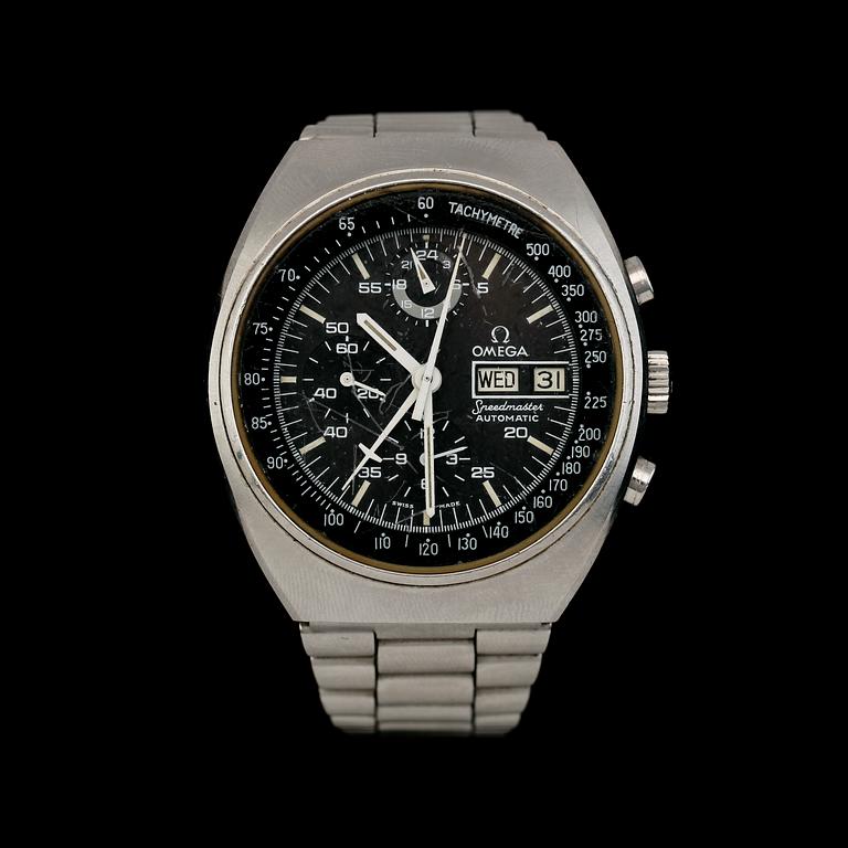 ARMBANDSUR, Omega Speedmaster, automatic, 1970-tal, chronometer.