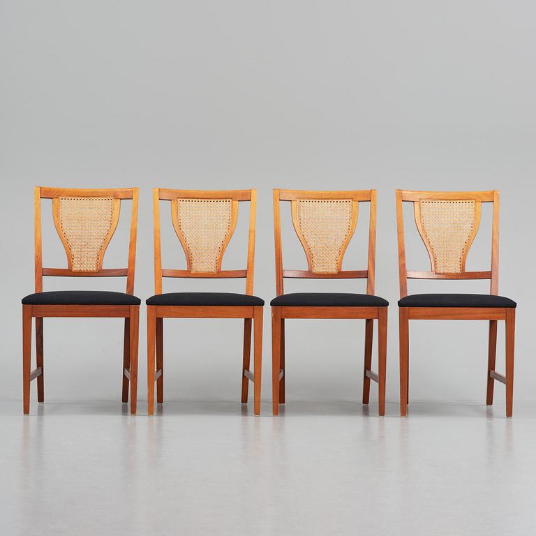 Stolar, 4 stycken, Sverige 1900-talets andra hälft.