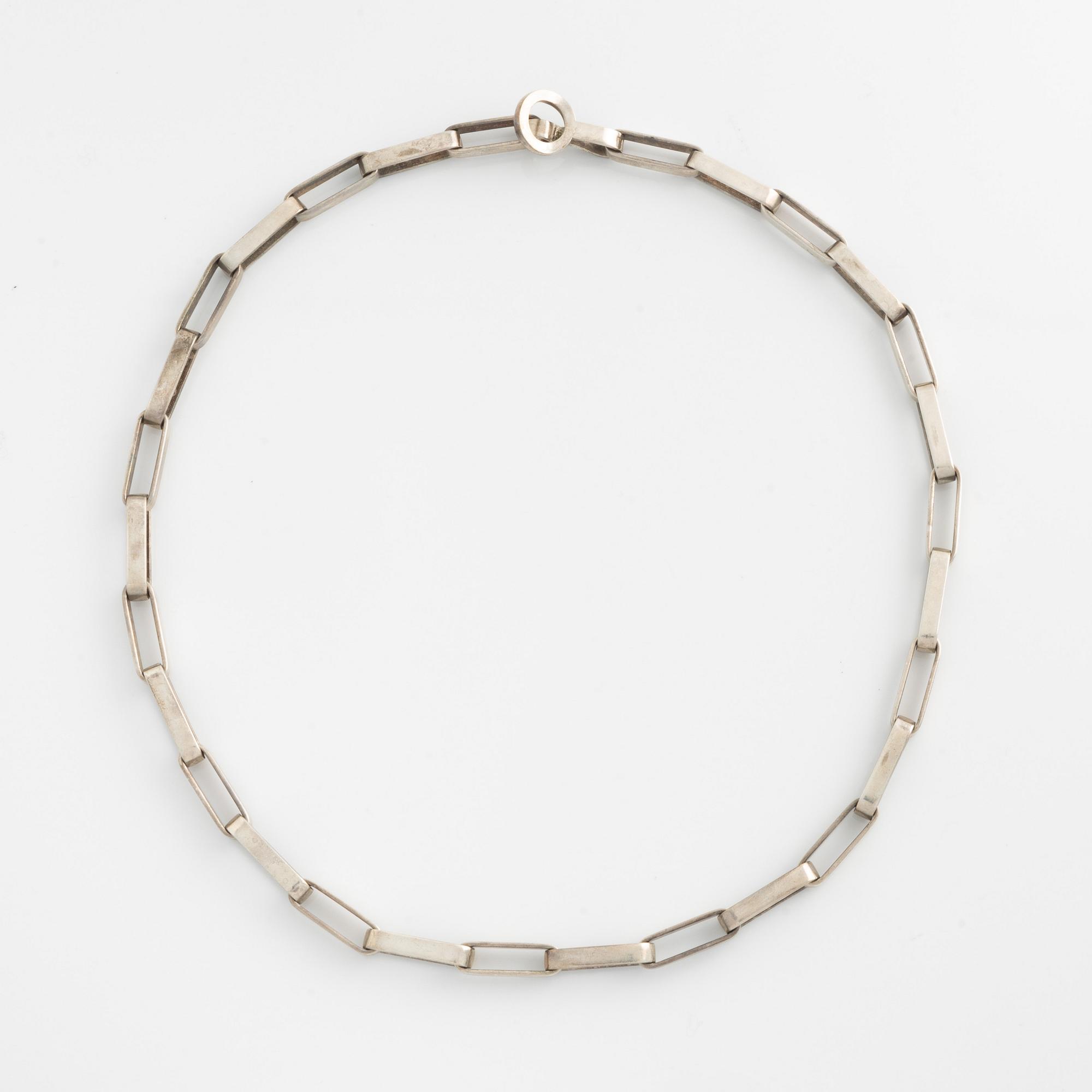 Karl-Ingemar Johansson, necklace, silver.