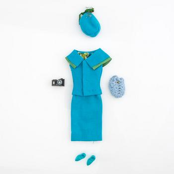 Barbie clothes 4 sets. Vintage including "Fashion Editor" Mattel 1965. "Stormy Weather" Mattel 1963-64.
