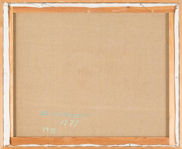 SVEN HANSSON, olja på duk, signerad och daterad á tergo Sven Hansson 1979.