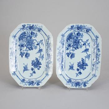 FAT, ett par, porslin, Kina, Qianlong (1736-1795).