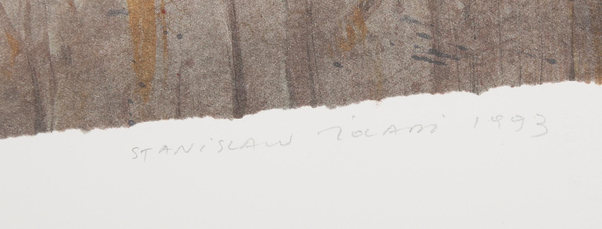 STANISLAW ZOLADZ, färglitografi, signerad och daterad 1933, numrerad 170/275.