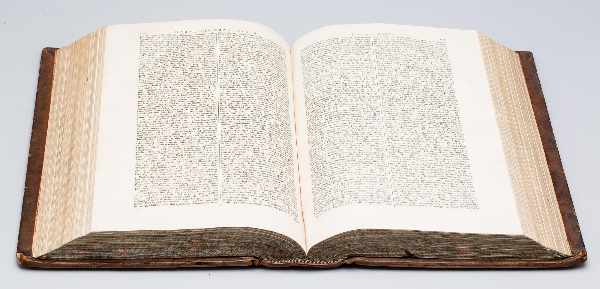 BOK, "Harmoniae eungelistarum", Johan Gerhardo Rotterdam 1646.