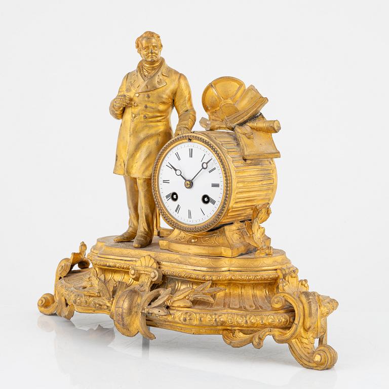 A late 19th century mantle clock by Phillipe Mouray.