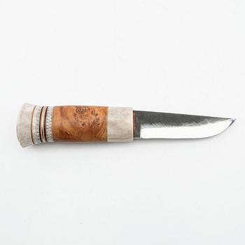 Birger Johansson, "Wiltkniven", half-horn knife, signed -19.