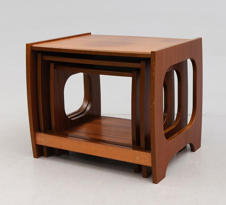 SATSBORD, 3 delar, 1900-talets mitt, G-plan, England.