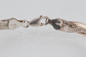 ARMLÄNK, sterlingsilver, Iduna, Varberg. Vikt 5,8 gram.