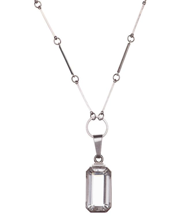 WIWEN NILSSON, hängsmycke, Lund 1947, sterling.