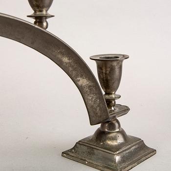 Just Andersen, a pewter candelabra first half of the 20th century.