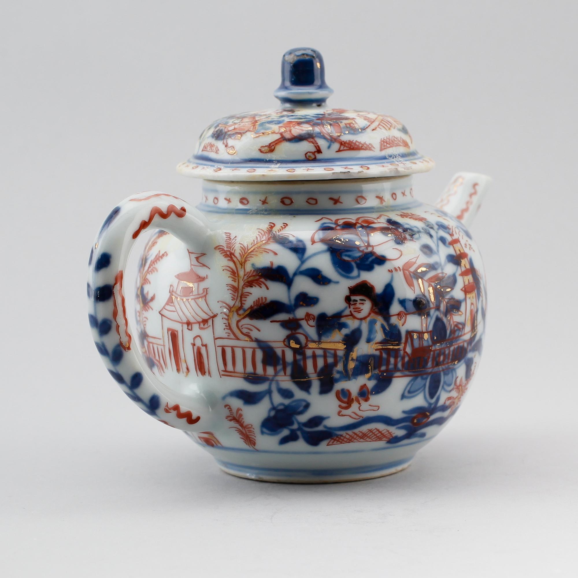 TEKANNA, porslin, Kina, Qianlong 1736-1795.