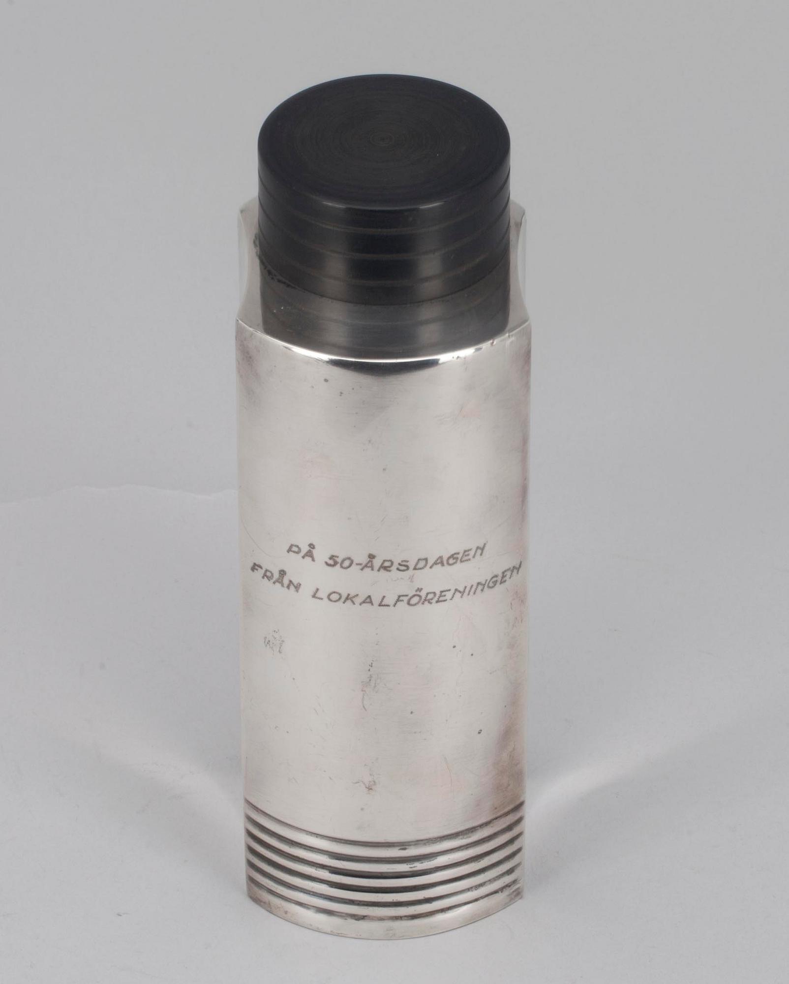 SHAKER, nysilver, bakelit, Folke Arström, GAB.