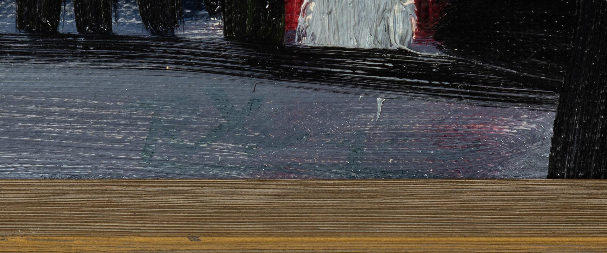 Roland Kempe, oil on canvas, signed.