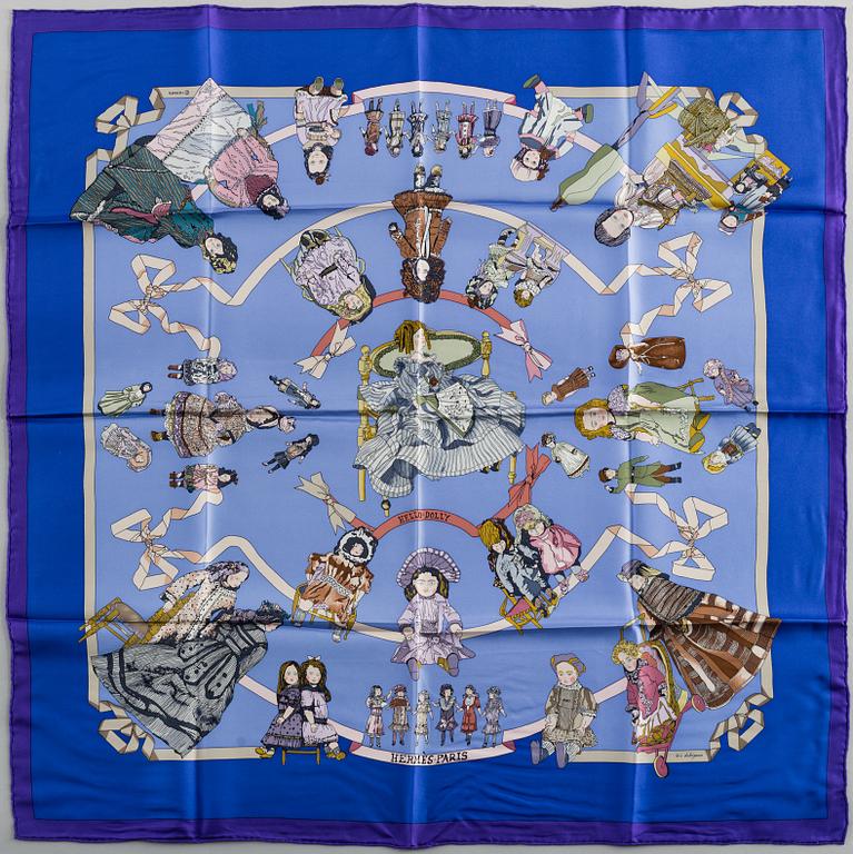 HERMÈS, "Hello-Dolly", Scarf.
