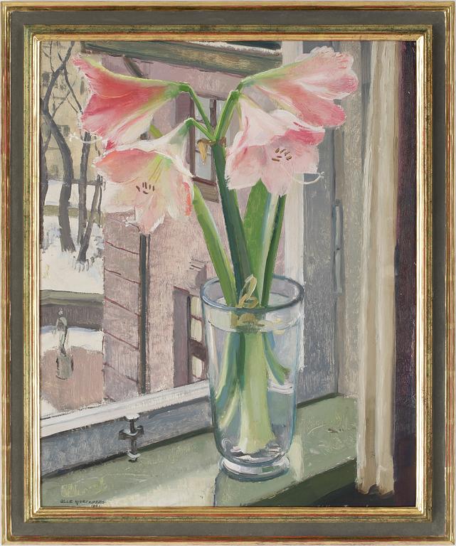 OLLE HJORTZBERG, olja på pannå, signerad och daterad 1941.