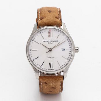 Frederique Constant, Classic, armbandsur, 40 cm, stål, quartz.