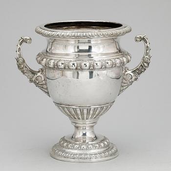 CHAMPAGNEKYLARE, nysilver, nyrenässans, AG. Dufva, Stockholm sent 1800-tal.