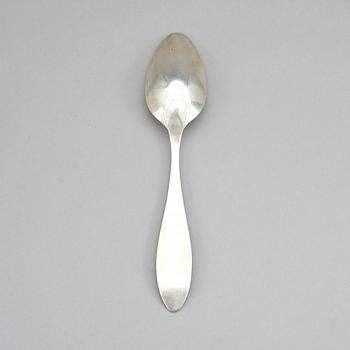 SKED, silver, N.L Kiellberg, Kalmar, 1822. Vikt ca 42 gram.