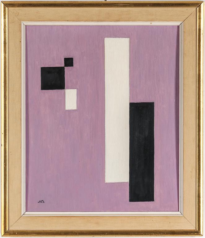 ARNE ÖDBERG, oil on panel, signed with monogram. Dated -54 verso.